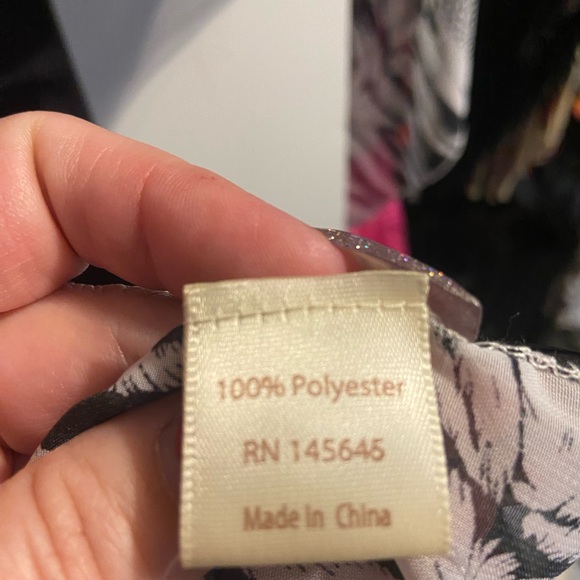 NWT L.I.B. Sleeveless Sheer Kimono Animal Print - Picture 5 of 12